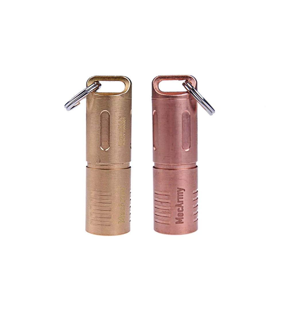 Фонарик MecArmy X-3Y Brass - фото 2