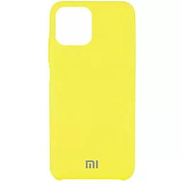 Чехол Epik Silicone Cover Full Protective (AAA) Xiaomi Mi 11 Lite Bright Yellow