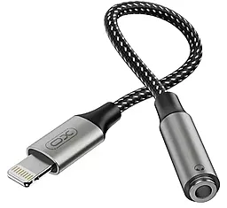 Аудио-переходник XO NB-R258C M-F Lightning -> AUX 3.5 mm black