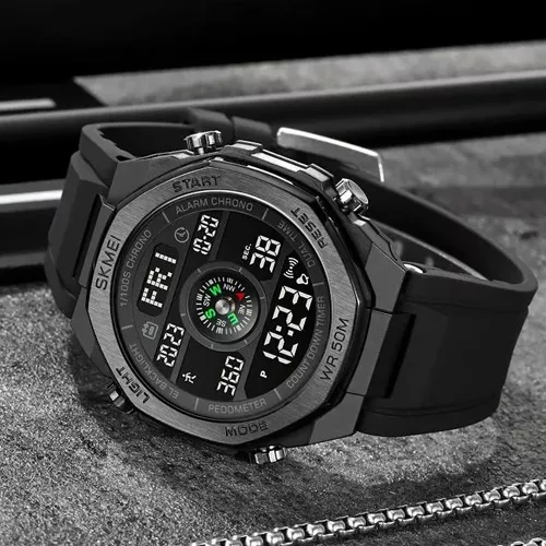 Часы наручные SKMEI 2209BKBK Black-Black - фото 2