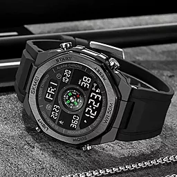 Часы наручные SKMEI 2209BKBK Black-Black - миниатюра 2 Часы наручные SKMEI 2209BKBK Black-Black - миниатюра 2