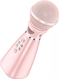 Беспроводной микрофон для караоке Hoco BK6 Pink