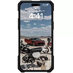 Чехол UAG Monarch Pro with MagSafe Leather для Apple iPhone 14 Pro Черный - миниатюра 4