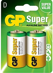 Батарейки GP D / LR20 Super Alkaline 2шт 1.5 V
