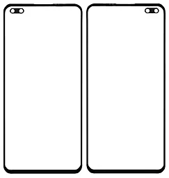 Корпусне скло дисплея Realme X50 5G (з OCA плівкою), оригінал, Black - фото Корпусне скло дисплея Realme X50 5G (з OCA плівкою), оригінал, Black