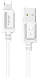 Кабель Hoco X73 USB-A - Lightning 12w 2.4a 1м cable White - фото Кабель Hoco X73 USB-A - Lightning 12w 2.4a 1м cable White