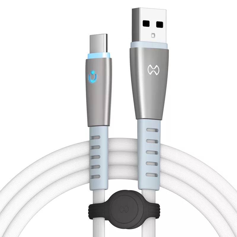 Кабель Xundd XDDC-006 USB-A - Type-C 12w 2.4a 1.2м cable White - фото 2