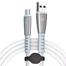 Кабель Xundd XDDC-006 USB-A - Type-C 12w 2.4a 1.2м cable White - миниатюра 2 Кабель Xundd XDDC-006 USB-A - Type-C 12w 2.4a 1.2м cable White - миниатюра 2
