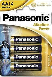 Батарейки Panasonic Alkaline Power Cirque du Soleil AA/LR06 BL 4 шт - фото Батарейки Panasonic Alkaline Power Cirque du Soleil AA/LR06 BL 4 шт
