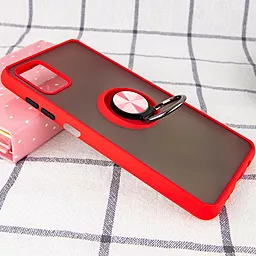 Чехол Deen TPU+PC ColorEdgingRing for Magnet для ZTE Blade V20 Smart Красный - миниатюра 2