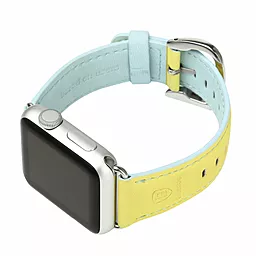 Ремешок для часов Baseus Colorful watchband For Apple watch 42mm/44mm/45mm/49mm Yellow-blue (00-00016391) - миниатюра 2