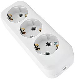 Колодка для удлинителя Voltronic EC-3S 3 розетки 16A White - фото Колодка для удлинителя Voltronic EC-3S 3 розетки 16A White