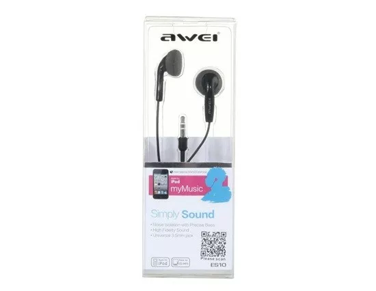 Наушники Awei ES-10 Black - фото 5