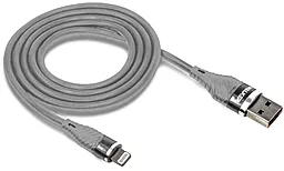 Кабель Walker C735 USB-A - Lightning 12w 3.1a 1м cable Grey - фото Кабель Walker C735 USB-A - Lightning 12w 3.1a 1м cable Grey