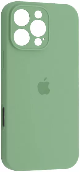 Чехол Silicone Case Full Camera для Apple iPhone 16 Pro Fresh Green - фото 1
