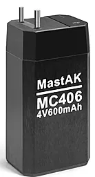 Акумуляторна батарея MastAK 4V 0,6Ah (MC 406) AGM
