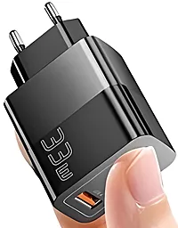 Сетевое зарядное устройство Essager Pinchen 33W 3A USB-C-A Black (ECTAC-PCB01-P) - миниатюра 4