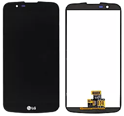 Дисплей LG K10 2016 (K410, K420, K425, K428, K430, LGMS428, F670L, F670S, F670K) (без мікросхеми) з тачскріном, оригінал, Black