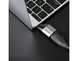 Видео переходник (адаптер) Vention USB Type-C - HDMI v2.0 4k 60hz gray (TCAH0) - миниатюра 6