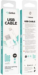 USB Кабель Gelius Gelius One GP-UC117 Lightning Cable White - мініатюра 3