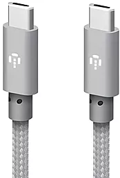 Кабель Intaleo CBGNYTT1 USB Type-C - Type-C 60w 3a 1м PD cable Gray (1283126559501) - фото Кабель Intaleo CBGNYTT1 USB Type-C - Type-C 60w 3a 1м PD cable Gray (1283126559501)