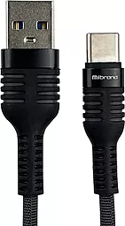 Кабель USB Mibrand MI-13 Feng 10W 2A USB Type-C Cable Black/Grey (MIDC/13TBG)