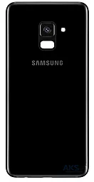 Задня кришка корпусу Samsung Galaxy A8 Plus 2018 A730F зі склом камери Black
