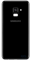Задняя крышка корпуса Samsung Galaxy A8 Plus 2018 A730F со стеклом камеры Black - фото Задняя крышка корпуса Samsung Galaxy A8 Plus 2018 A730F со стеклом камеры Black