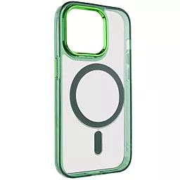 Чехол Epik Iris with MagSafe для Apple iPhone 14 Pro Green - миниатюра 2 Чехол Epik Iris with MagSafe для Apple iPhone 14 Pro Green - миниатюра 2