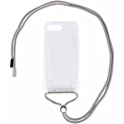 Чехол Epik Crossbody Transparent Apple iPhone 7 Plus, iPhone 8 Plus Grey