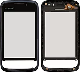 Сенсор (тачскрін) Huawei U8230 with frame (original) Black