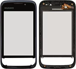 Сенсор (тачскрин) Huawei U8230 with frame (original) Black - фото Сенсор (тачскрин) Huawei U8230 with frame (original) Black