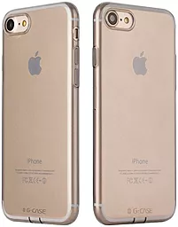 Чехол 1TOUCH TPU Case Anti-Dust Jack Apple iPhone 7, iPhone 8 Transparent Black (6923115105481) - миниатюра 2