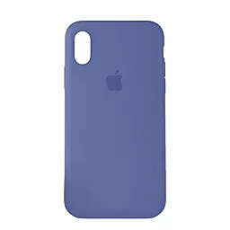 Чехол Silicone Case Full для Apple iPhone XS Max Lavender Grey