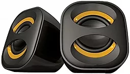 Колонки акустичні Smartfortec К-3 USB Black/Orange - мініатюра 3