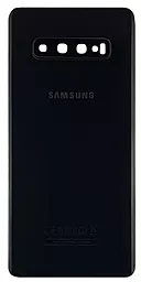 Задня кришка корпусу Samsung Galaxy S10 2019 G973F зі склом камери Original Prism Black - фото Задня кришка корпусу Samsung Galaxy S10 2019 G973F зі склом камери Original Prism Black