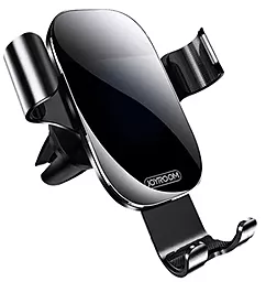 Тримач Joyroom Guangying Air Outlet Gravity Bracket holder Black (JR-ZS198) - фото Тримач Joyroom Guangying Air Outlet Gravity Bracket holder Black (JR-ZS198)