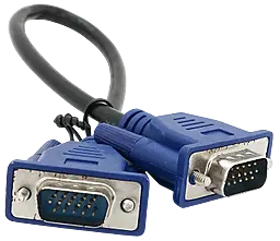 Відеокабель VGA 1080p 60hz 0.5m black (YT-VGA(M) / (M)3+2-0.3m) EasyLife