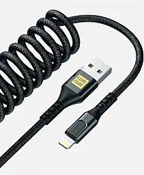 Кабель USB Luxe Cube Dynamic Lightning Cable Black (4446689101557)