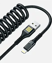 Кабель Luxe Cube Dynamic USB-A - Lightning 12w 2.4a 1.5м cable Black (4446689101557) - фото Кабель Luxe Cube Dynamic USB-A - Lightning 12w 2.4a 1.5м cable Black (4446689101557)
