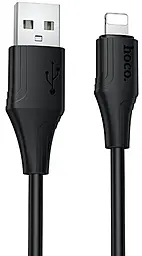 Кабель Hoco X124 Bien USB-A - Lightning 12w 2.4a 1м cable Black - фото Кабель Hoco X124 Bien USB-A - Lightning 12w 2.4a 1м cable Black