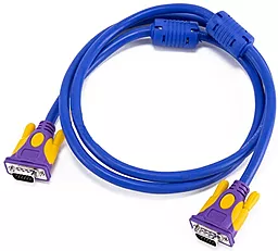 Видеокабель VGA 1080p 60hz 5m purple (YT-VGA(M) / (M)3+4PR-5m) Merlion - фото Видеокабель VGA 1080p 60hz 5m purple (YT-VGA(M) / (M)3+4PR-5m) Merlion