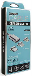 Кабель EasyLife DM-M15 USB-A to Lightning 10w 2a 1.2м cable Silver - миниатюра 2