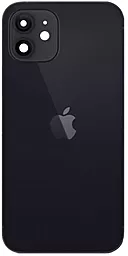 Задняя крышка корпуса Apple iPhone 12 Mini со стеклом камеры Black