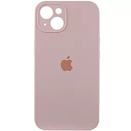 Чехол Silicone Case Full Camera for Apple IPhone 14  Chalk Pink
