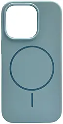 Чохол Silicone Case Full Fine Ring MagSafe для Apple iPhone 13 Pro Max Sky Blue - фото Чохол Silicone Case Full Fine Ring MagSafe для Apple iPhone 13 Pro Max Sky Blue