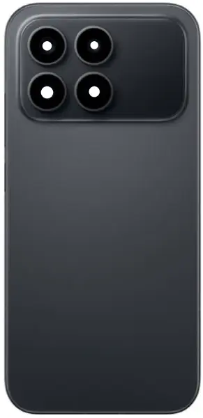 Задня кришка корпусу Xiaomi Redmi K90 зі склом камери Black - фото 1