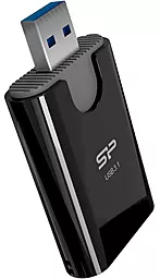Кардридер Silicon Power Combo USB 3.1 Card Reader microSD and SD, (SPU3AT3REDEL300K) Black - миниатюра 3