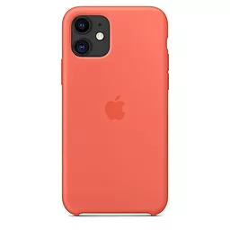 Чехол Apple Silicone Case PB for iPhone 11 Orange