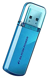 Флешка Silicon Power Helios 101 32Gb (SP032GBUF2101V1B) Blue - фото Флешка Silicon Power Helios 101 32Gb (SP032GBUF2101V1B) Blue
